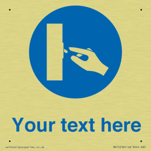 Custom Use Switch Sign